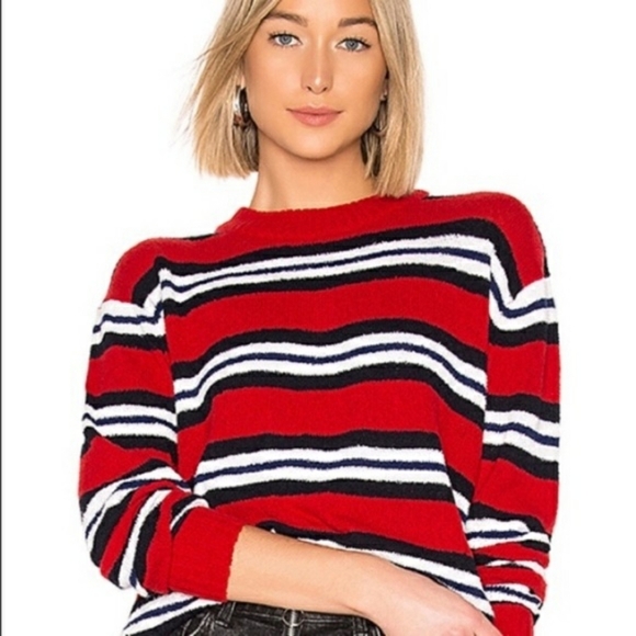 Tularosa Robbins Wool Blend Sweater Striped Womens NEW - Picture 4 of 6
